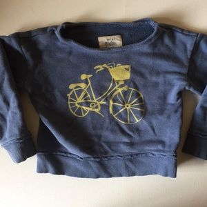 Mini Boden Bicycle Blue Sweatshirt 3-4 yrs